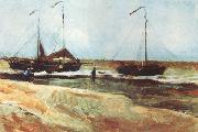 Vincent Van Gogh Beach at Scheveningen in Calm Weather (nn04) oil painting reproduction